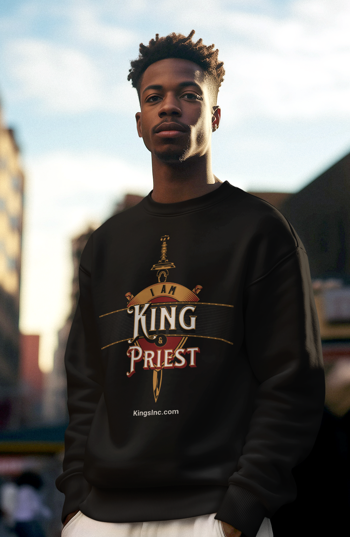Sweatshirt with Kings & Priests Logo